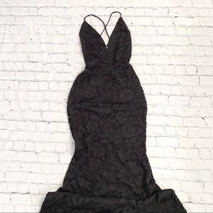 Mermaid Lace Black dress